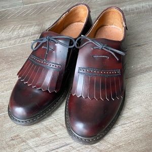 Camper burgundy Oxfords